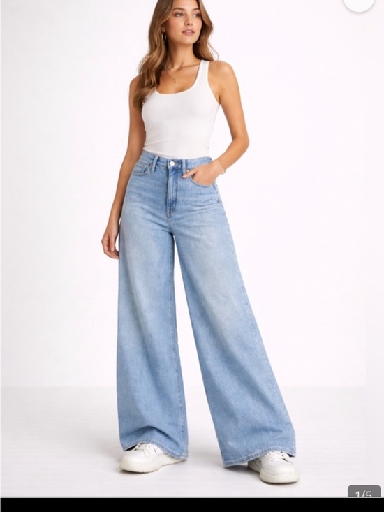 J. Crew Denim - J. Crew Light Blue Wide-Leg Jeans (27)